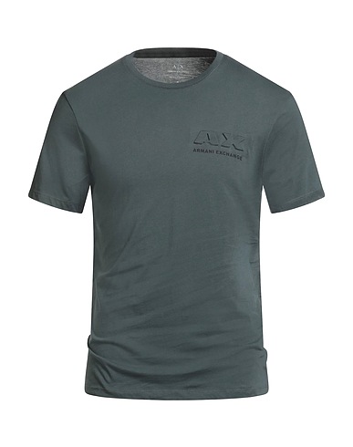 ARMANI EXCHANGE T-shirt Verde scuro 100% Cotone