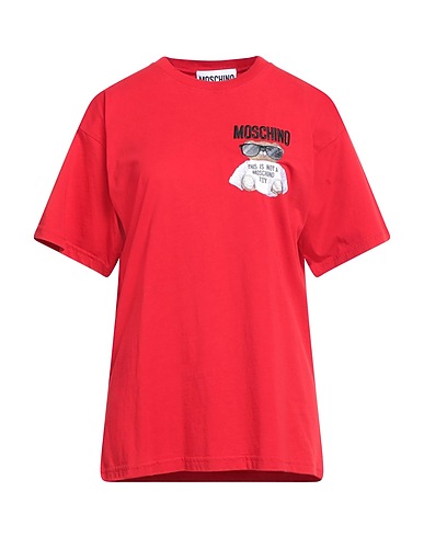 MOSCHINO T-shirt COUTURE Red 100% Cotton