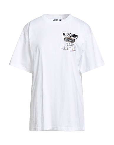 MOSCHINO T-shirt COUTURE BIANCO 100% Cotton