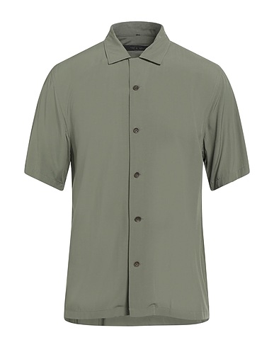 RAG & BONE Solid colour shirt Military green 100% Viscose