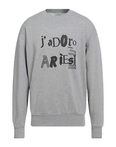 ARIES Sweatshirt Grey 100% Cotton
