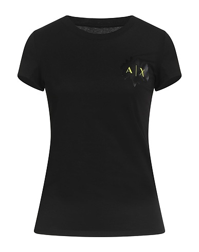 ARMANI EXCHANGE Футболка Чёрный 100% Хлопок