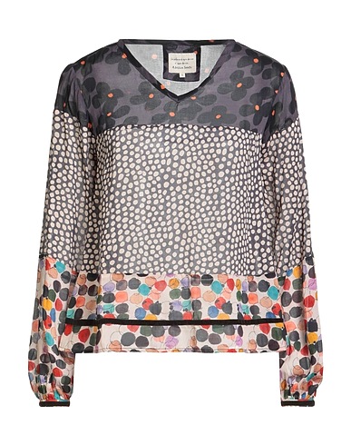 ALESSIA SANTI Top Charcoal 100% Modal