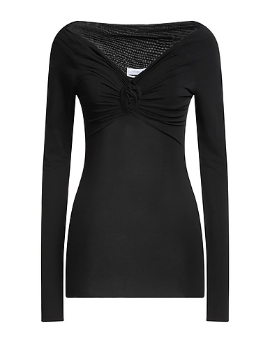 BLUMARINE Top Nero 93% Viscosa, 7% Elastan