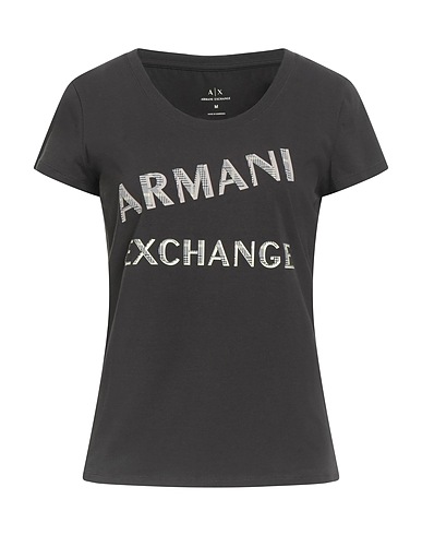 ARMANI EXCHANGE T-shirt Charcoal 92% Cotton, 8% Elastane