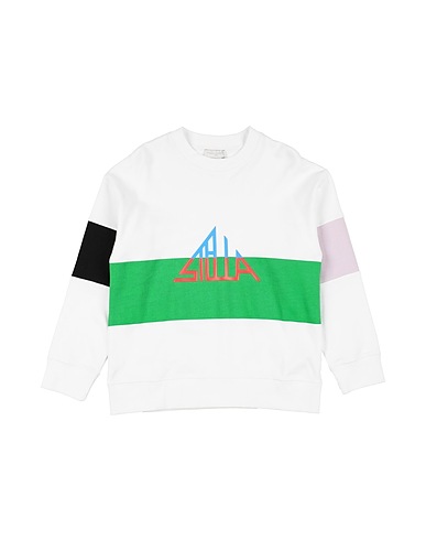 STELLA McCARTNEY KIDS Felpa Bianco 99% Cotone, 1% Elastan