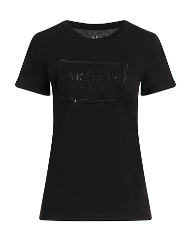 ARMANI EXCHANGE T-shirt Black 100% Cotton