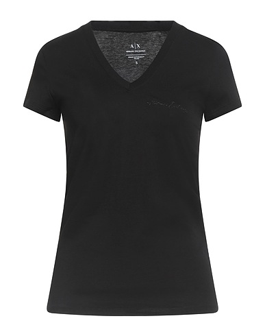 ARMANI EXCHANGE T-shirt Black 100% Cotton