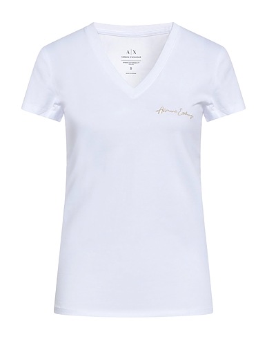 ARMANI EXCHANGE T-shirt Bianco 100% Cotone