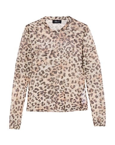 BLUMARINE Top Sabbia 92% Poliestere, 8% Elastan
