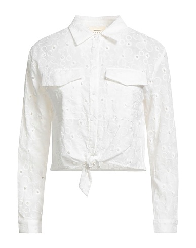 ARTLOVE Solid colour shirts & blouses White 100% Cotton