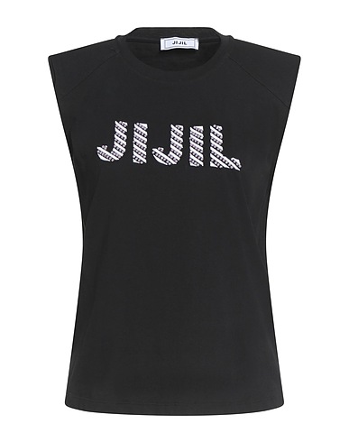 JIJIL Camiseta Negro 100% Algodón