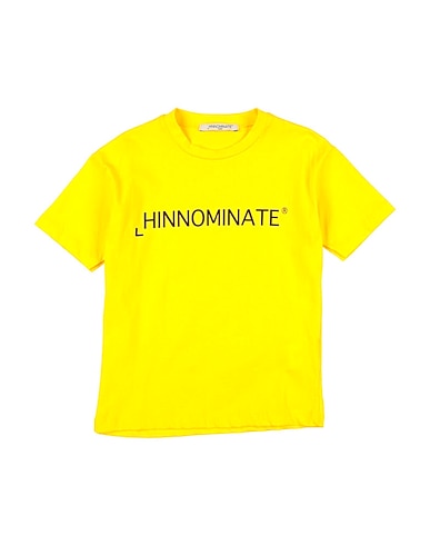 HINNOMINATE T-shirt KIDS Yellow 100% Cotton