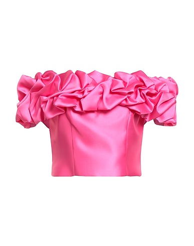 CAMILLA  Milano Off-the-shoulder top Fuchsia 100% Polyester