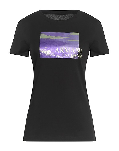 ARMANI EXCHANGE T-shirt Black 100% Cotton