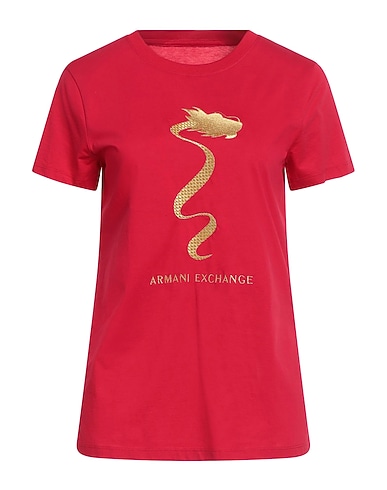 ARMANI EXCHANGE T-shirt ROSSO 100% Cotone