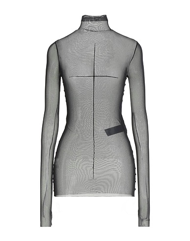 ANN DEMEULEMEESTER Top Black 85% Polyamide, 15% Elastane