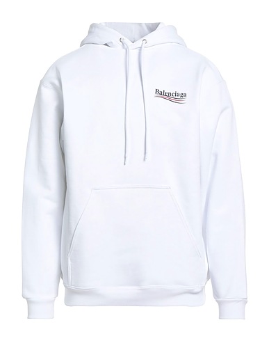 BALENCIAGA Hooded track jacket  WARDROBE UNIFIT White 100% Cotton