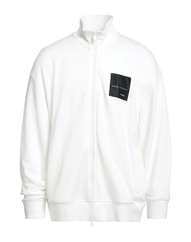 ARMANI EXCHANGE Sweatshirt X MIXMAG Off white 70% Cotton, 30% Polyester