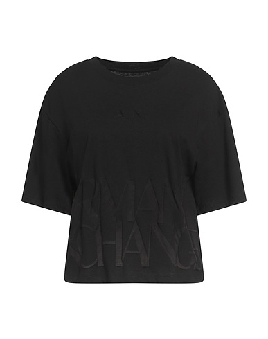 ARMANI EXCHANGE T-Shirt Schwarz 60% Baumwolle, 40% Polyester