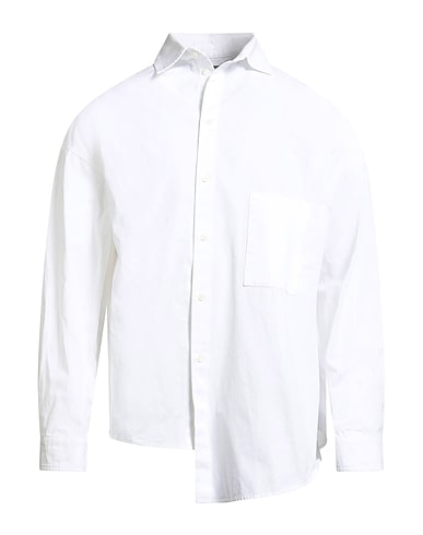 JACQUEMUS Solid colour shirt White 100% Cotton
