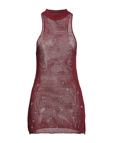 DURAZZI Off-the-shoulder top Burgundy 100% Cotton