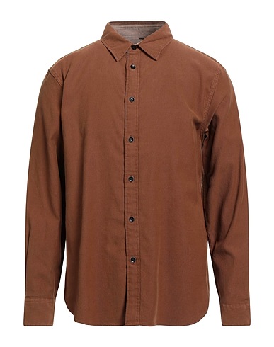 RAG & BONE Solid color shirt Camel 100% Cotton
