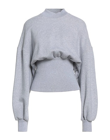 PALM ANGELS Sweatshirt Light grey 100% Cotton, Elastane, Polyester