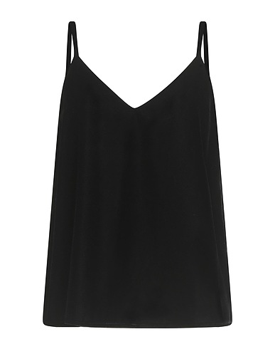 ATTIC AND BARN Top Black 100% Polyester