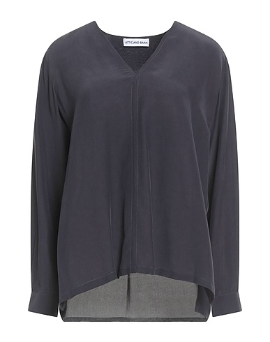 ATTIC AND BARN Top Midnight blue 68% Viscose, 32% Silk