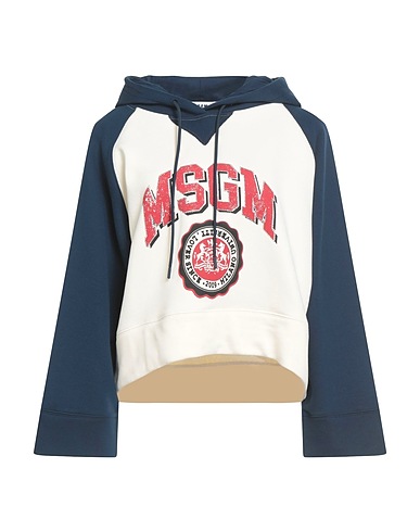 MSGM Hooded sweatshirt Navy 100% Cotton