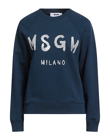 MSGM Sweatshirt Midnight blue 100% Cotton