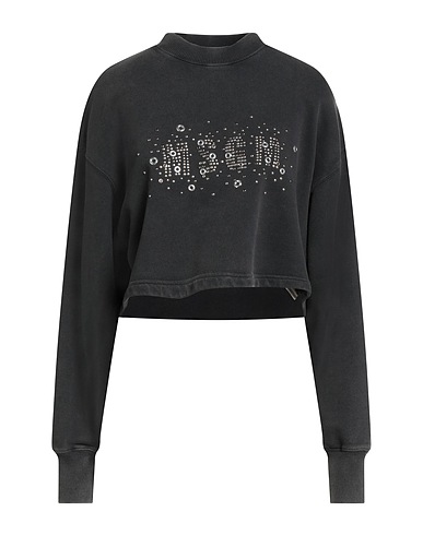 MSGM Felpa Antracite 100% Cotone