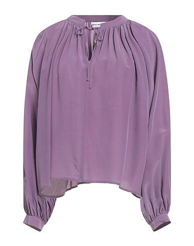 ATTIC AND BARN Top Purple 68% Viscose, 32% Silk