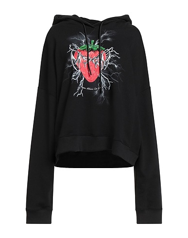 MSGM Hooded track jacket  Black 100% Cotton
