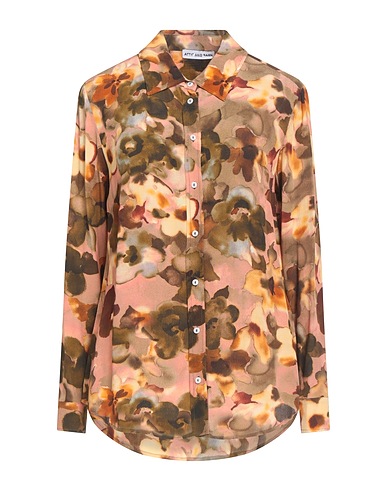 ATTIC AND BARN Floral shirts & blouses Military green 100% Viscose