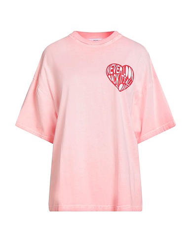 MSGM T-shirt Light pink 100% Cotton