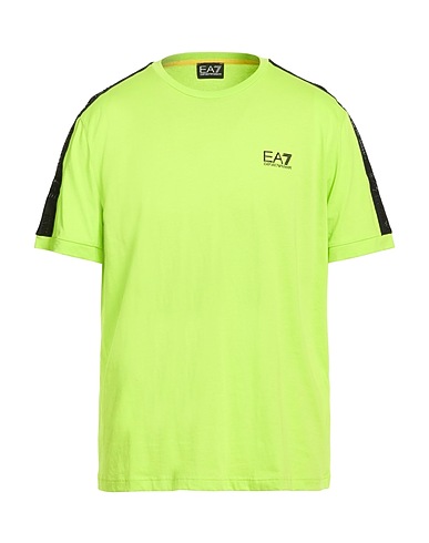 EA7 T-shirt Lime green 100% Cotton