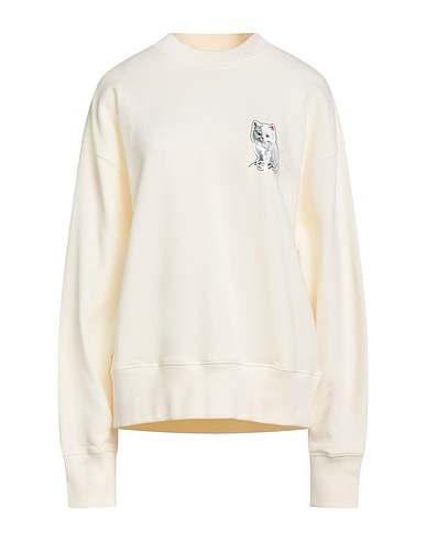 MSGM Felpa Panna 100% Cotone