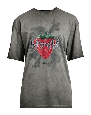 MSGM T-shirt Grigio 100% Cotone