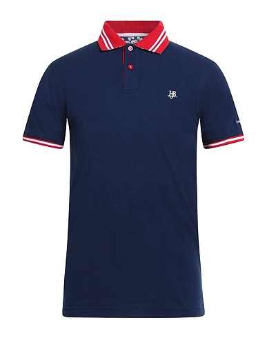 HARMONT & BLAINE Polo shirt JEANS Navy blue 100% Cotton