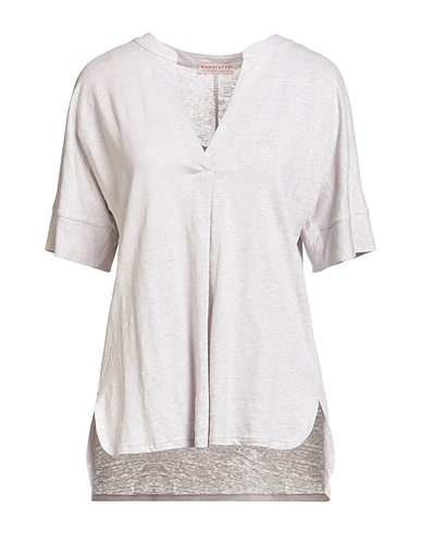 PUROTATTO Top Light grey 100% Linen