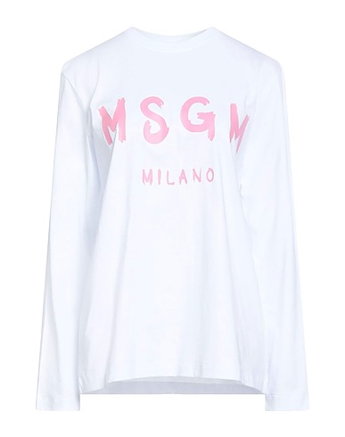 MSGM T-shirt White 100% Cotton