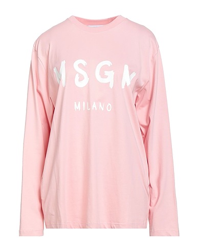MSGM T-shirt Rosa 100% Cotone