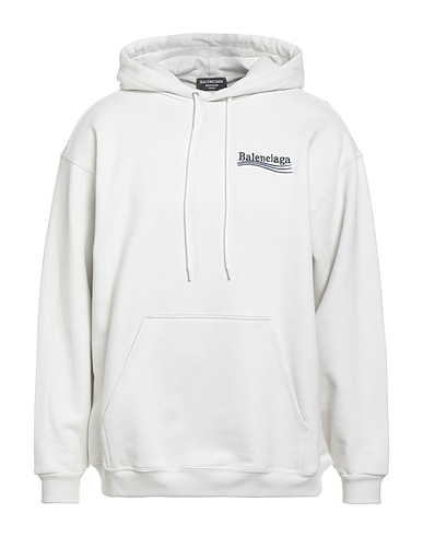 BALENCIAGA Hooded sweatshirt Light grey 100% Cotton