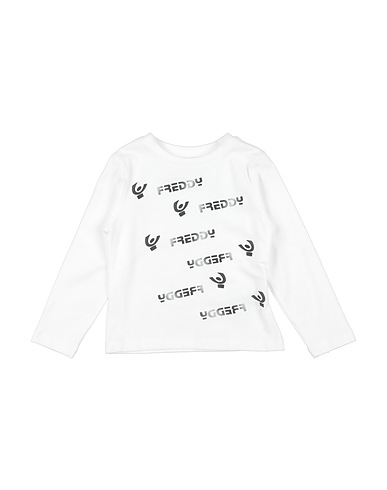 FREDDY T-shirt White 95% Cotton, 5% Elastane