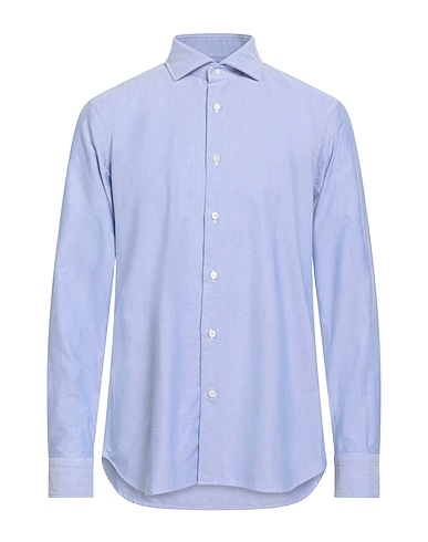 GUGLIELMINOTTI Solid colour shirt 100% Cotton