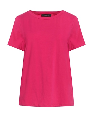 WEEKEND MAX MARA T-shirt Fucsia 94% Cotone, 6% Elastan