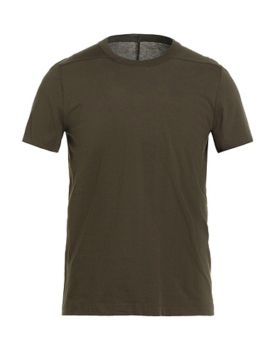 RICK OWENS Basic t-Shirt Στρατιωτικό πράσινο 100% Βαμβάκι