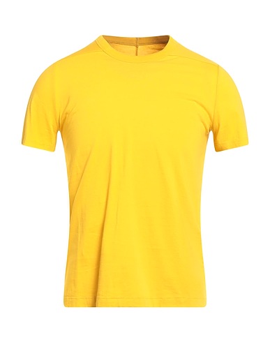 RICK OWENS Basic T-shirt Yellow 100% Cotton